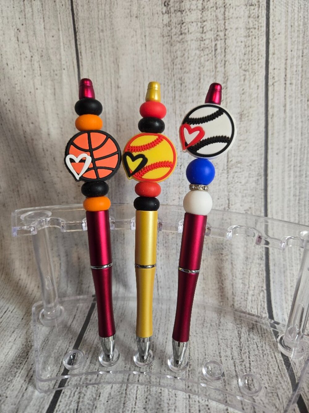 Sports Beaded Pens(Read Description)